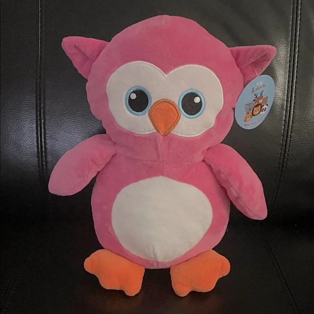 Calplush Animal Pals Cute Pink Penguin Toy Stuffed Animal - Picture 1 of 3